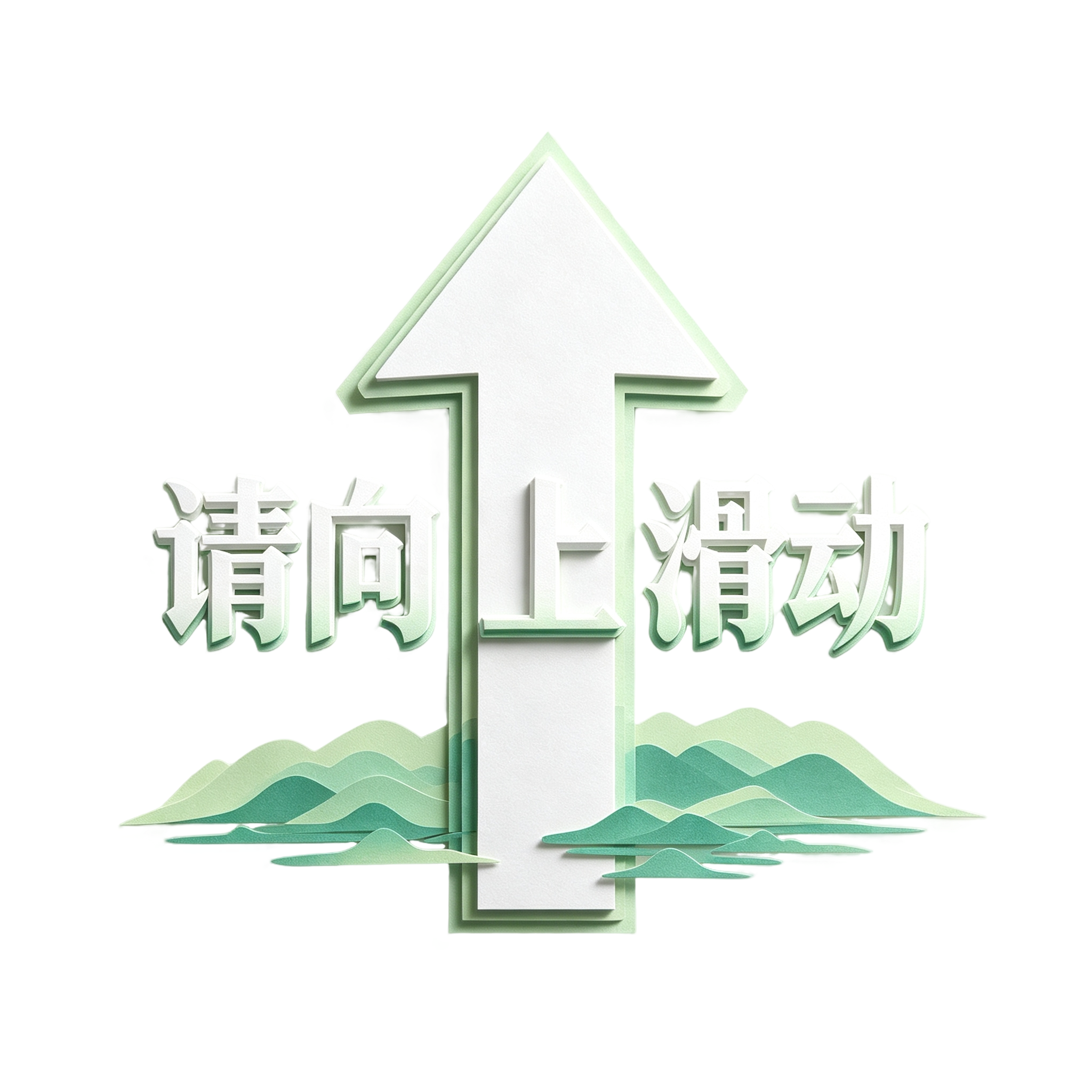 向上滑动